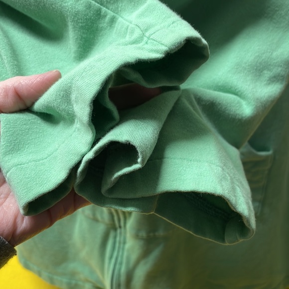 Toast and Jammies green hooded zip up sweatshirt, green, women’s size medium - Picture 4 of 7